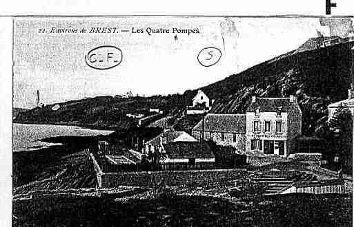 Ville de BREST Carte postale ancienne