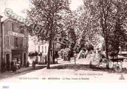 Ville de BRETENOUX Carte postale ancienne