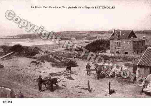 Ville de BRETIGNOLLESSURMER Carte postale ancienne