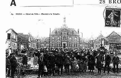 Ville de BROU Carte postale ancienne Ville de BROU Carte postale ancienne