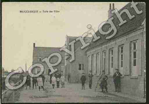 Ville de BROUCKERQUE Carte postale ancienne