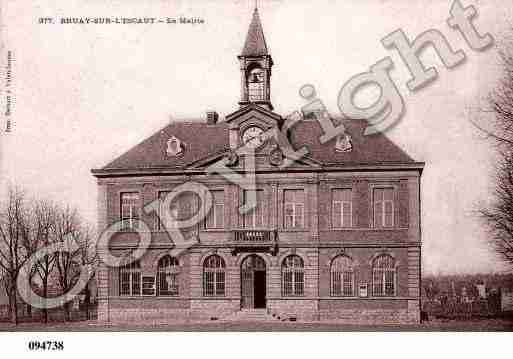 Ville de BRUAYSURL\'ESCAUT Carte postale ancienne