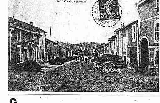 Ville de BULLIGNY Carte postale ancienne