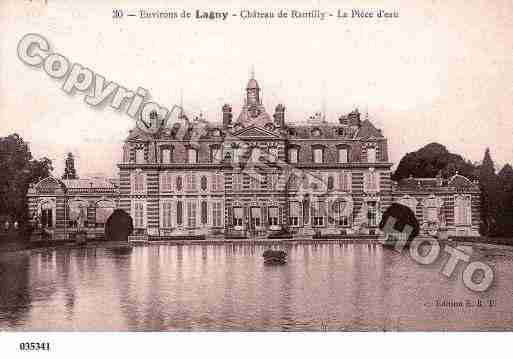 Ville de BUSSYSAINTMARTIN Carte postale ancienne