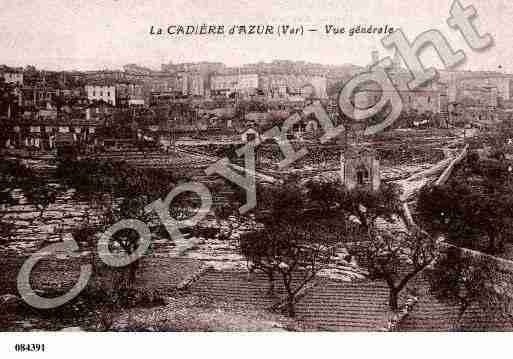 Ville de CADIERED\'AZUR Carte postale ancienne