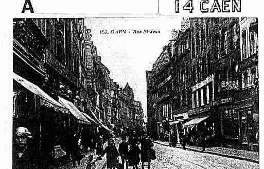 Ville de CAEN Carte postale ancienne