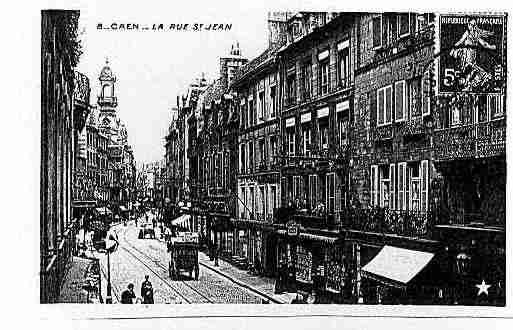 Ville de CAEN Carte postale ancienne