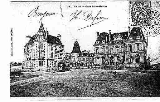 Ville de CAEN Carte postale ancienne