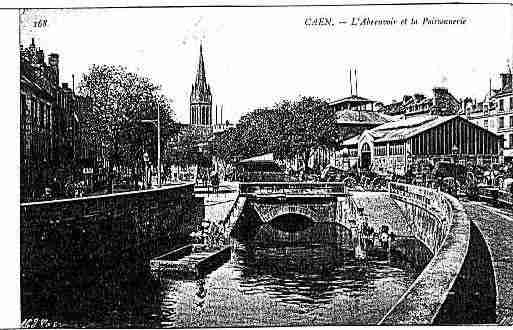 Ville de CAEN Carte postale ancienne