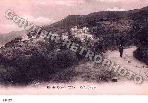 Ville de CALCATOGGIO Carte postale ancienne