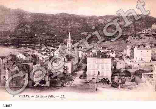 Ville de CALVI Carte postale ancienne