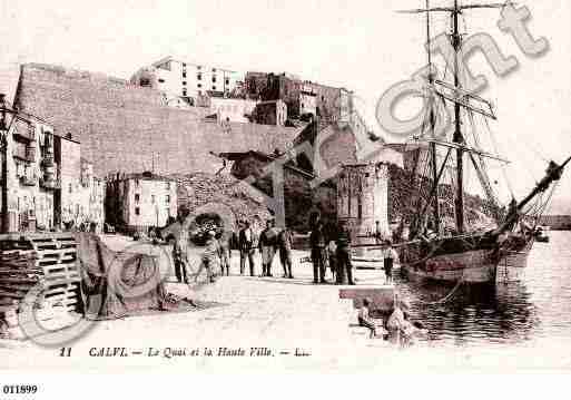 Ville de CALVI Carte postale ancienne