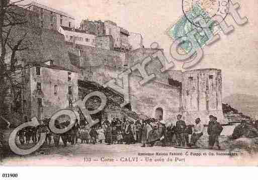 Ville de CALVI Carte postale ancienne