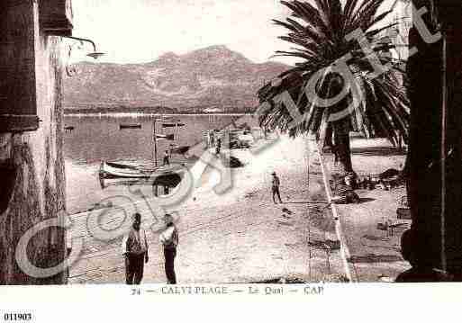 Ville de CALVI Carte postale ancienne