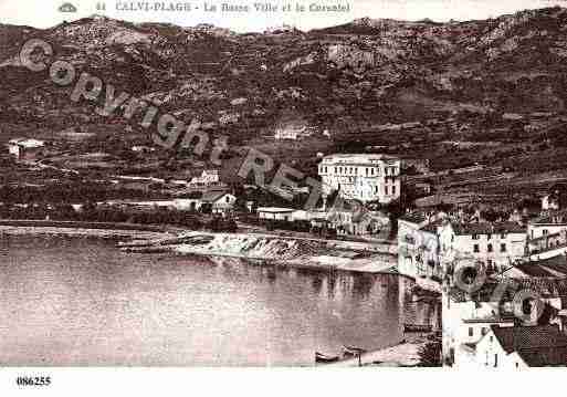 Ville de CALVI Carte postale ancienne