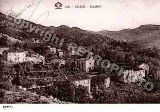 Ville de CAMPO Carte postale ancienne