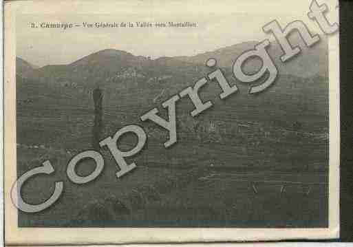 Ville de CAMURAC Carte postale ancienne
