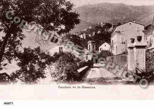 Ville de CARCHETOBRUSTICO Carte postale ancienne