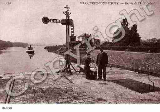 Ville de CARRIERESSOUSPOISSY Carte postale ancienne