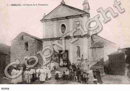 Ville de CASALTA Carte postale ancienne