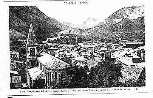Ville de CASTELLANE Carte postale ancienne
