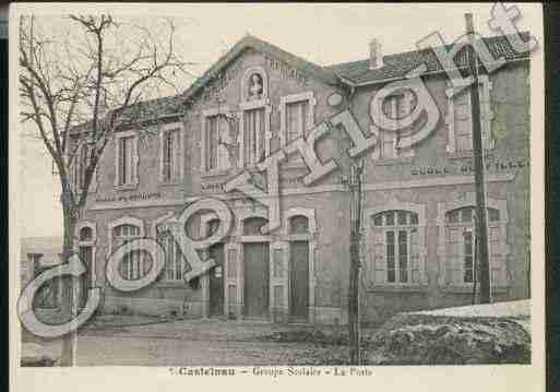 Ville de CASTELNAUD\'AUDE Carte postale ancienne