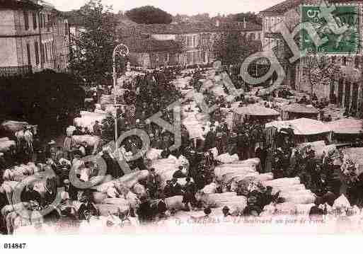 Ville de CAZERES Carte postale ancienne