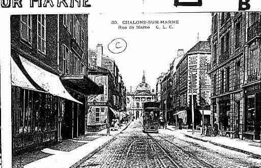 Ville de CHALONSSURMARNE Carte postale ancienne