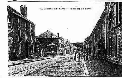 Ville de CHALONSSURMARNE Carte postale ancienne