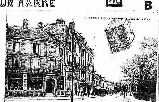 Ville de CHALONSSURMARNE Carte postale ancienne