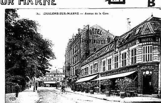 Ville de CHALONSSURMARNE Carte postale ancienne