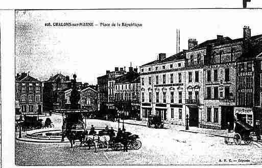 Ville de CHALONSSURMARNE Carte postale ancienne