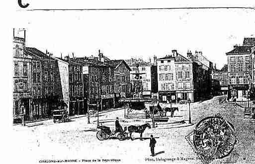 Ville de CHALONSSURMARNE Carte postale ancienne Ville de CHALONSSURMARNE Carte postale ancienne