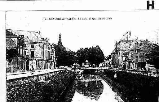 Ville de CHALONSSURMARNE Carte postale ancienne