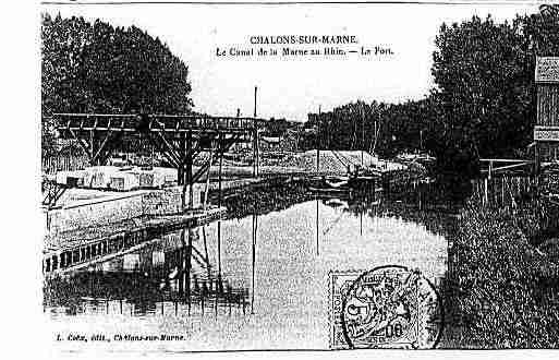 Ville de CHALONSSURMARNE Carte postale ancienne