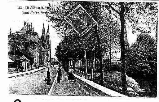 Ville de CHALONSSURMARNE Carte postale ancienne