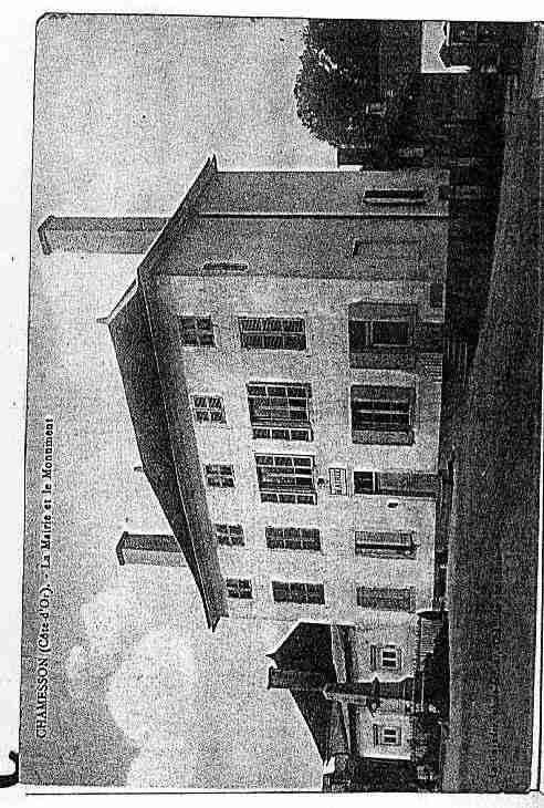Ville de CHAMESSON Carte postale ancienne Ville de CHAMESSON Carte postale ancienne