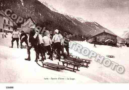 Ville de CHAMONIXMONTBLANC Carte postale ancienne