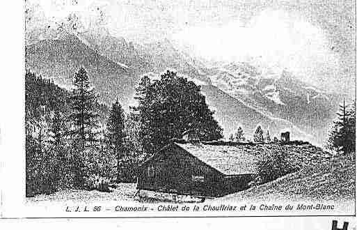Ville de CHAMONIXMONTBLANC Carte postale ancienne