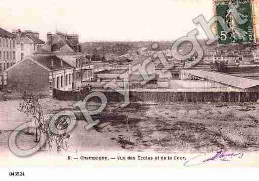 Ville de CHAMPAGNESUROISE Carte postale ancienne