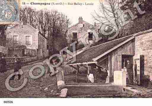 Ville de CHAMPAGNESUROISE Carte postale ancienne