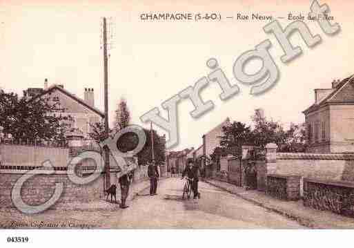 Ville de CHAMPAGNESUROISE Carte postale ancienne