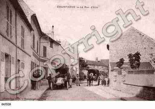 Ville de CHAMPAGNESUROISE Carte postale ancienne