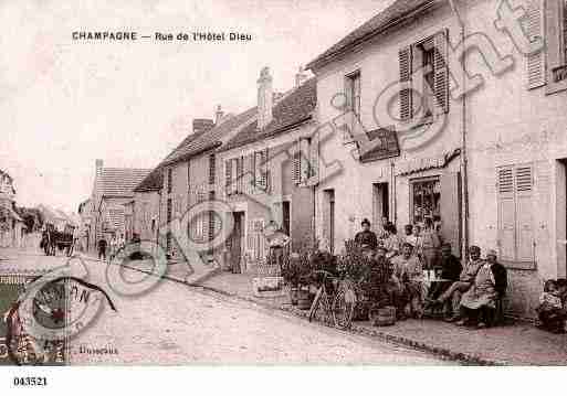 Ville de CHAMPAGNESUROISE Carte postale ancienne