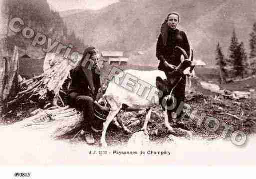 Ville de CHAMPERY Carte postale ancienne Ville de CHAMPERY Carte postale ancienne