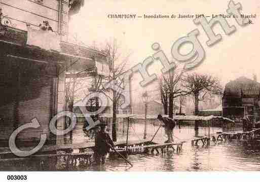 Ville de CHAMPIGNYSURMARNE Carte postale ancienne