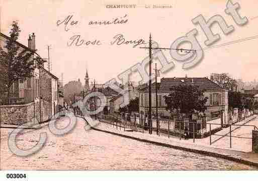 Ville de CHAMPIGNYSURMARNE Carte postale ancienne Ville de CHAMPIGNYSURMARNE Carte postale ancienne