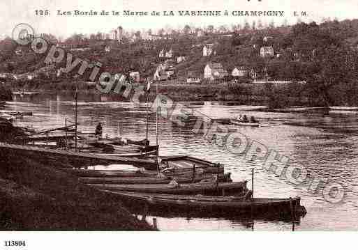 Ville de CHAMPIGNYSURMARNE Carte postale ancienne