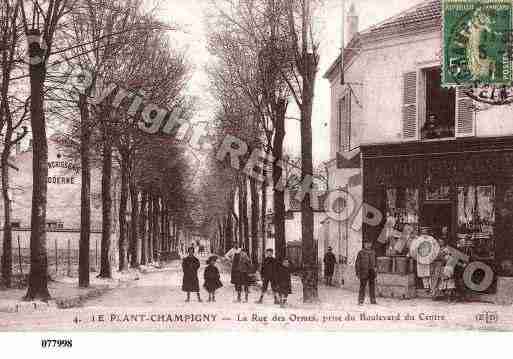 Ville de CHAMPIGNYSURMARNE Carte postale ancienne  Ville de CHAMPIGNYSURMARNE Carte postale ancienne