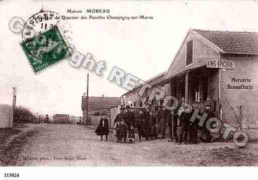 Ville de CHAMPIGNYSURMARNE Carte postale ancienne Ville de CHAMPIGNYSURMARNE Carte postale ancienne
